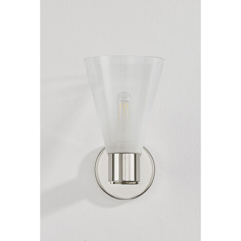 Alma 1 Light 6 inch Polished Nickel Wall Sconce Wall Light